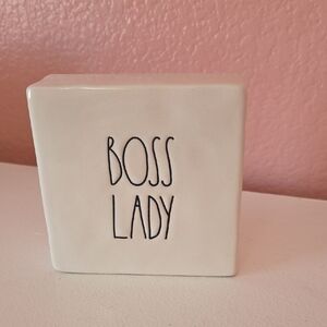 Rae Dunn Boss Lady Sign